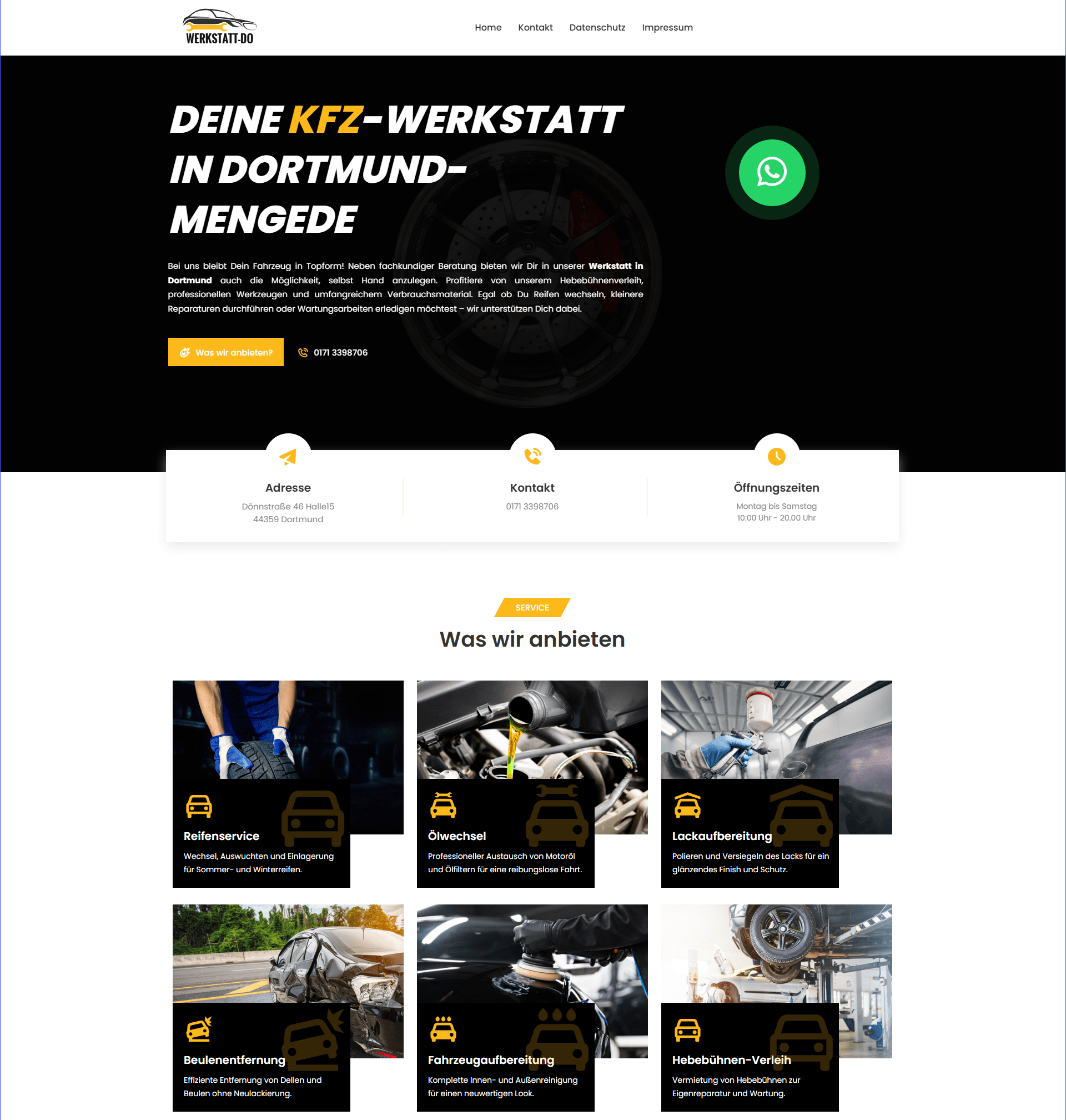 Webdesign Referenzen Dortmund